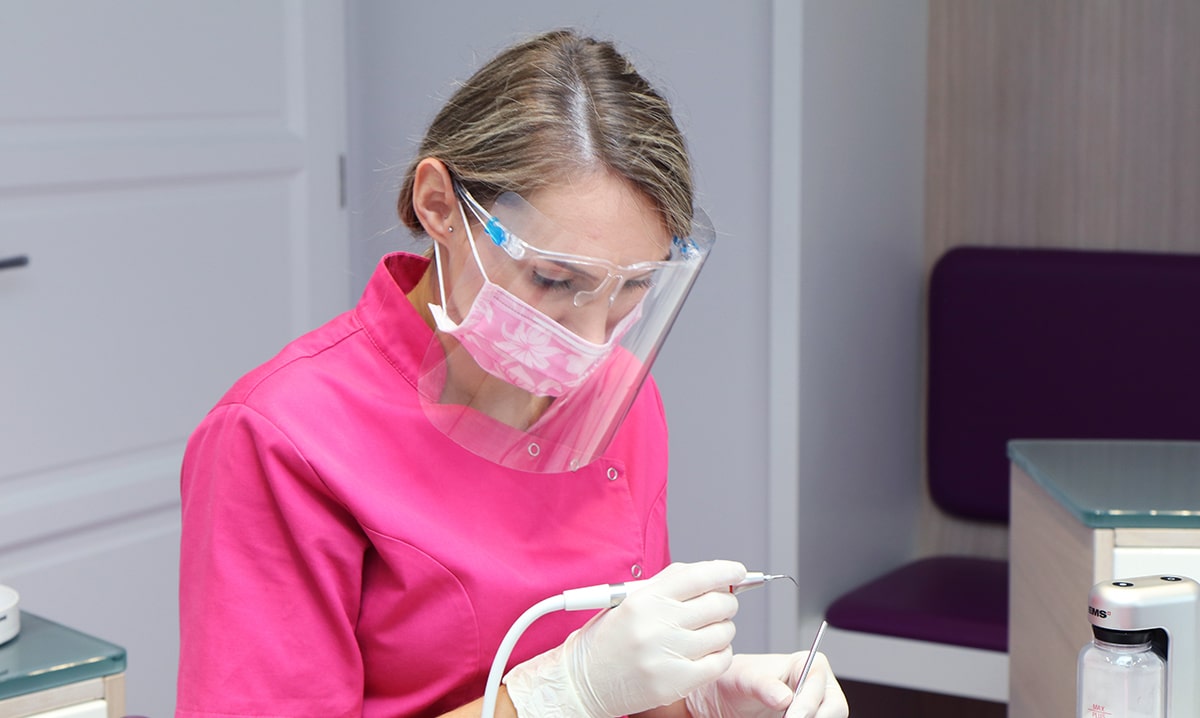 Oral scanner kezelés előtt - előkészítés