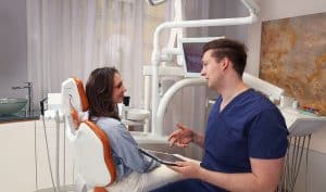 Oral scanner felvétel - konzultáció a fogorvossal