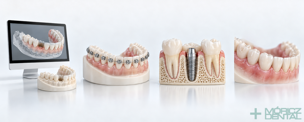 Fogszabályozás implantáció előtt